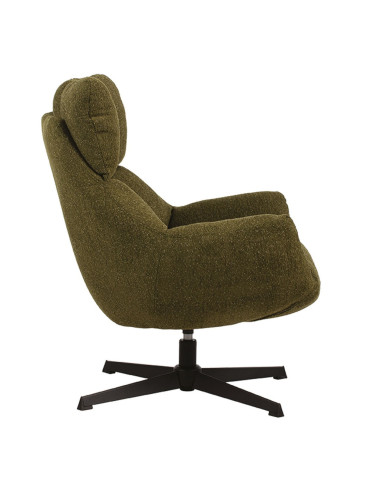 Fauteuil Léon pivotant kaki opjet