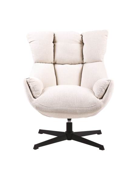 Fauteuil Léon pivotant sable opjet