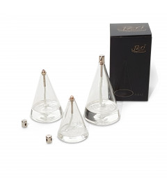 Bougie Éternelle Icone Chromé GM 18cm