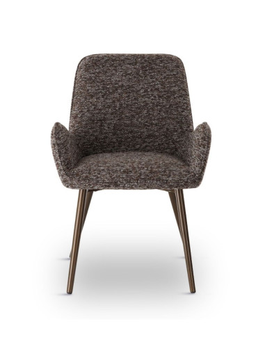 Chaise Trevise Brun Chiné athezza