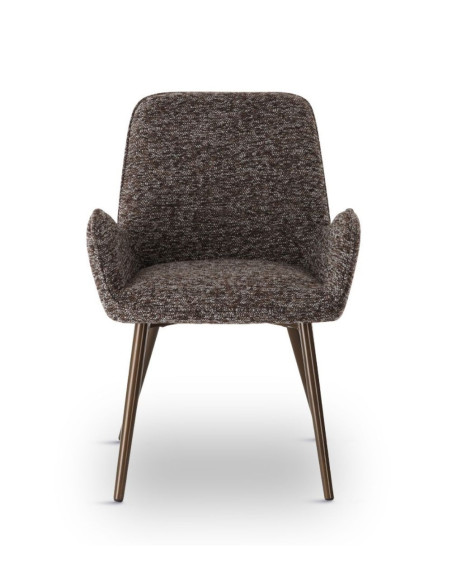 Chaise Trevise Brun Chiné athezza Chaise Trevise Brun Chiné athezza