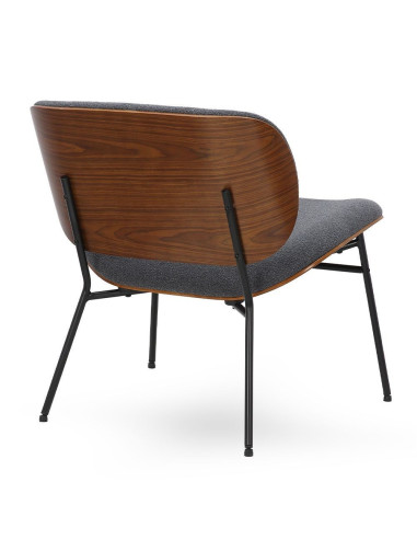 Fauteuil Kuji Anthracite Athezza