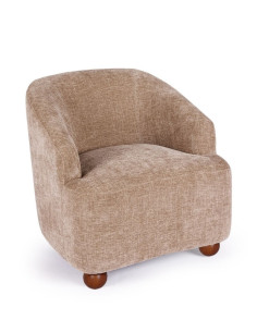 Fauteuil Dakota Taupe Athezza