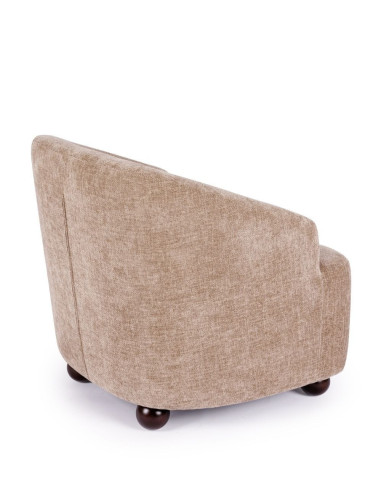 Fauteuil Dakota Taupe Athezza