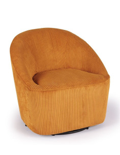 Fauteuil Pivotant Viby Ocre athezza