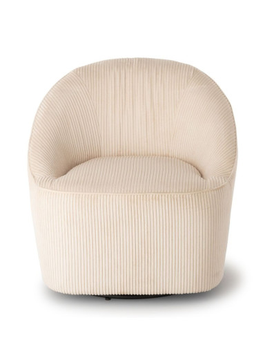 Fauteuil Pivotant Viby Beige athezza