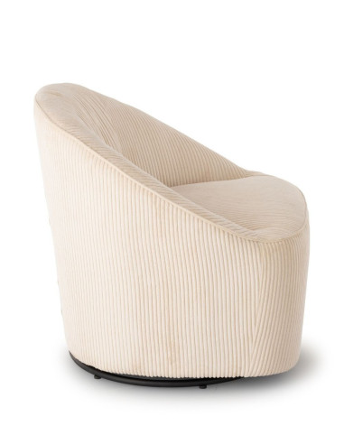Fauteuil Pivotant Viby Beige athezza