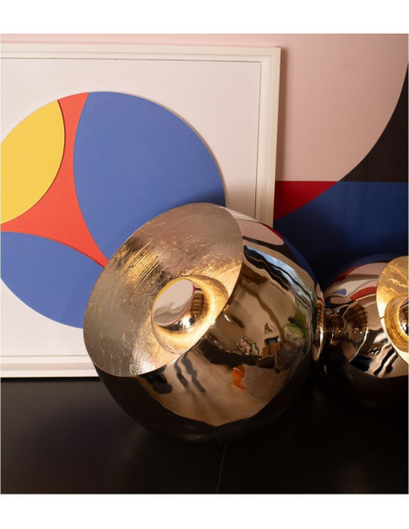 Lampe de Sol Sum Chromée  50cm Athezza Lampe de Sol Sum Chromée  50cm Athezza