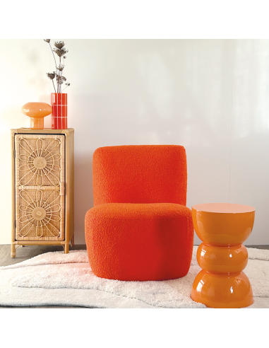 Bout de canapé Titou orange opjet