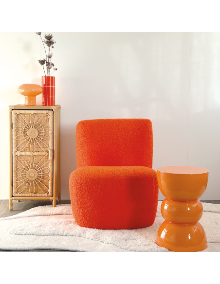 Bout de canapé Titou orange opjet