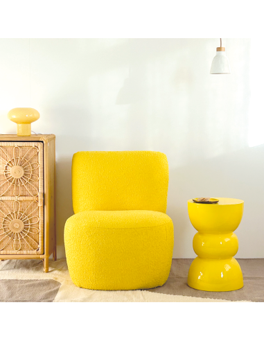 Bout de canapé Titou jaune opjet