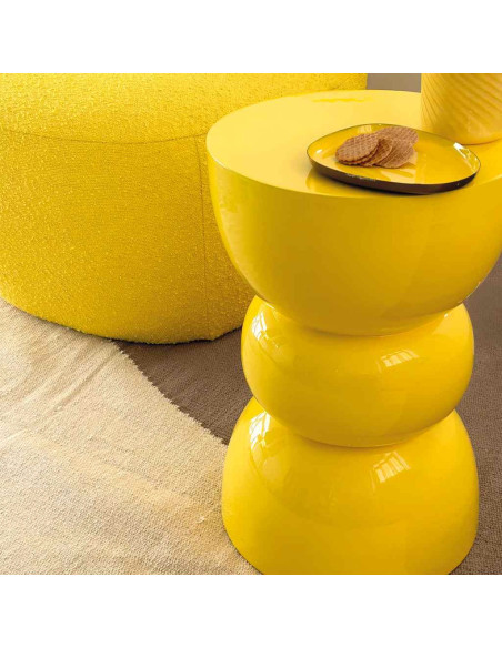 Bout de canapé Titou jaune opjet