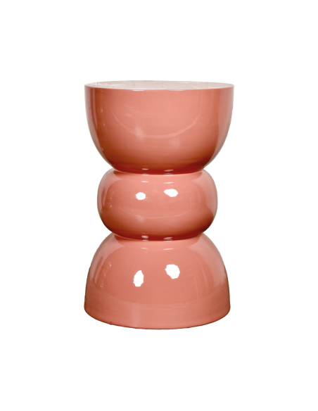 Bout de canapé Titou rose opjet Bout de canapé Titou rose opjet