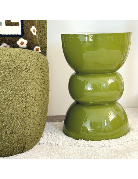 Bout de canapé Titou kaki opjet