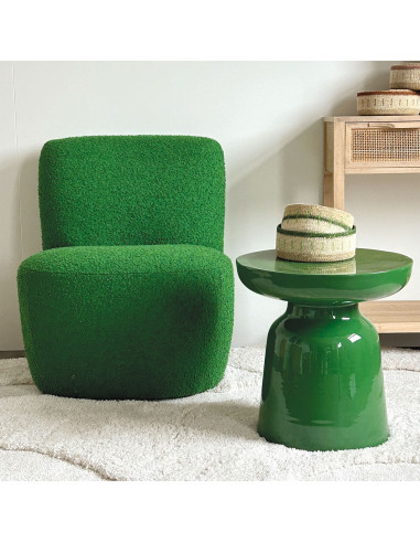 Bout de canapé Bibi vert opjet