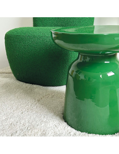 Bout de canapé Bibi vert opjet
