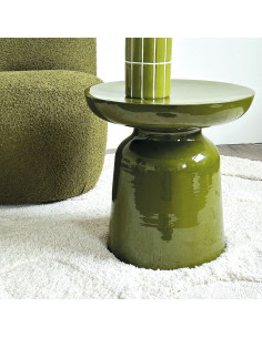 Bout de canapé Bibi kaki opjet 2