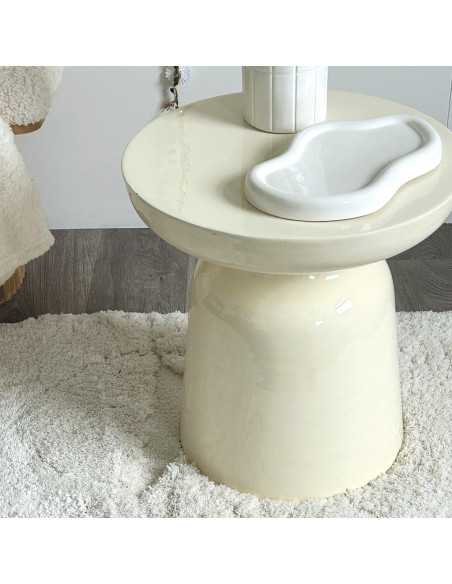 Bout de canapé Bibi écru opjet