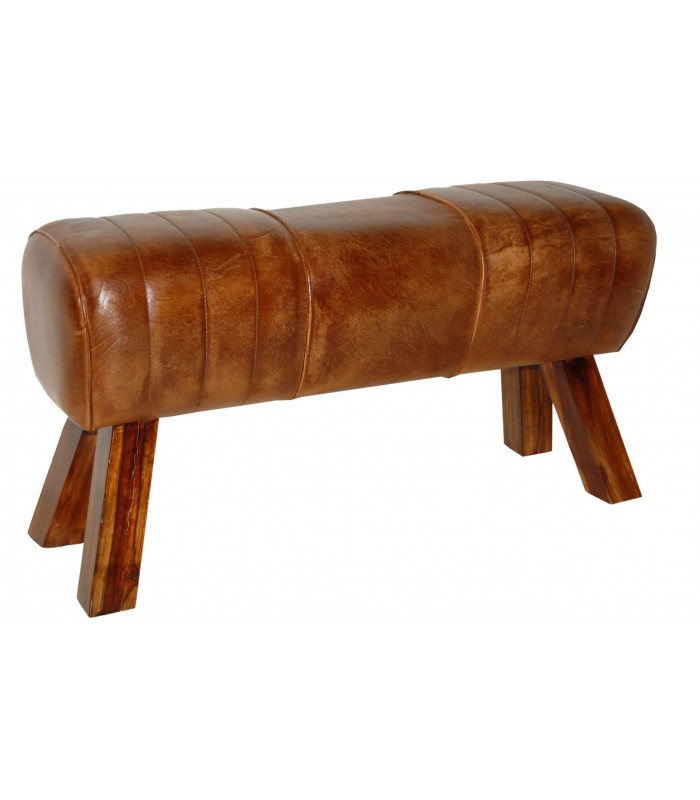 Banc Cuir Veritable 88cm Hogen