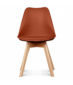 Chaise Copenhague Rouille + Coussin