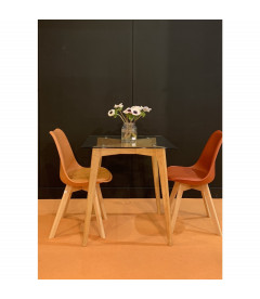 Chaise Copenhague Rouille + Coussin