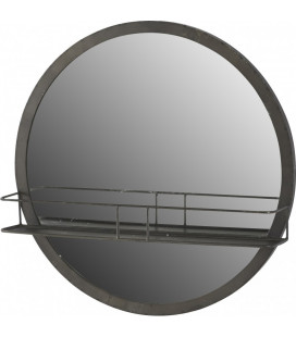 Miroir Etagère Rond