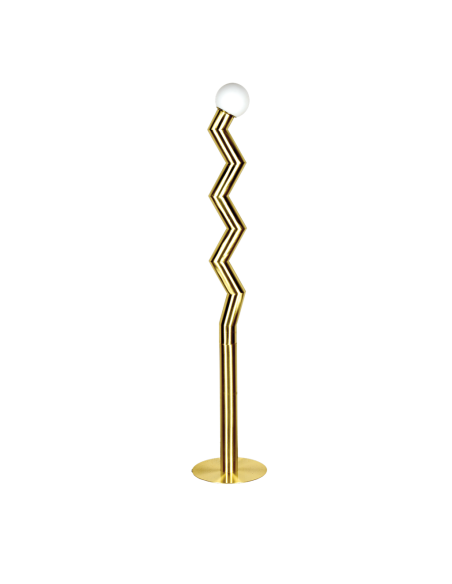 Lampadaire Zigmo doré D35 H155cm