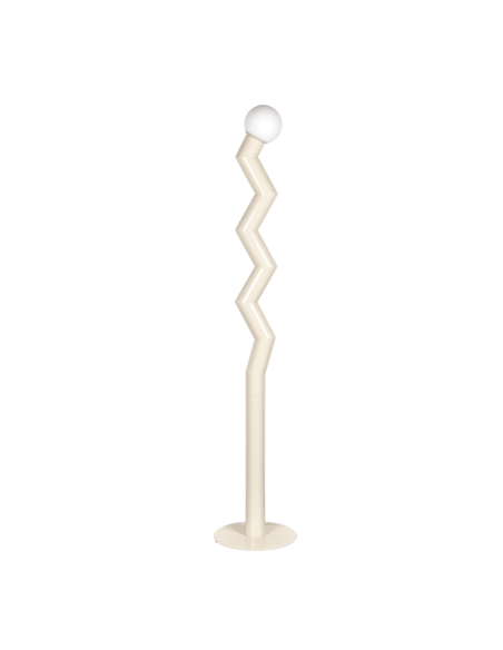 Lampadaire Zigmo blanc D35 H155cm Lampadaire Zigmo blanc D35 H155cm
