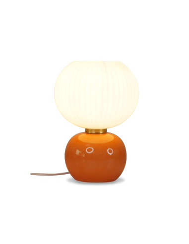 Lampe Adonis pm orange D20 H28cm opjet