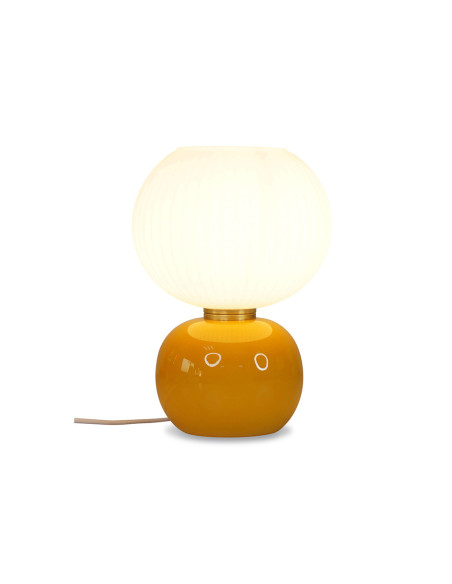 Lampe Adonis pm jaune D20 H28cm opjet Lampe Adonis pm jaune D20 H28cm opjet