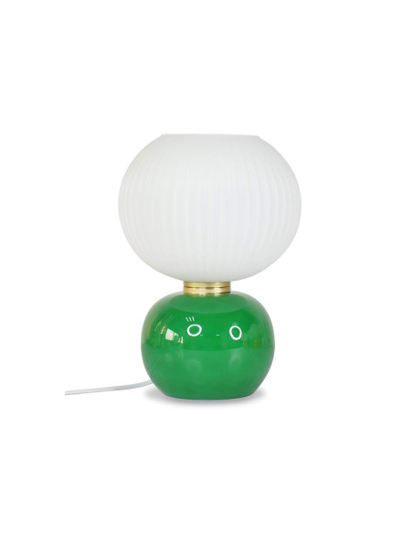 Lampe Adonis pm vert  D20 H28cm opjet