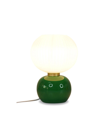 Lampe Adonis pm vert  D20 H28cm opjet