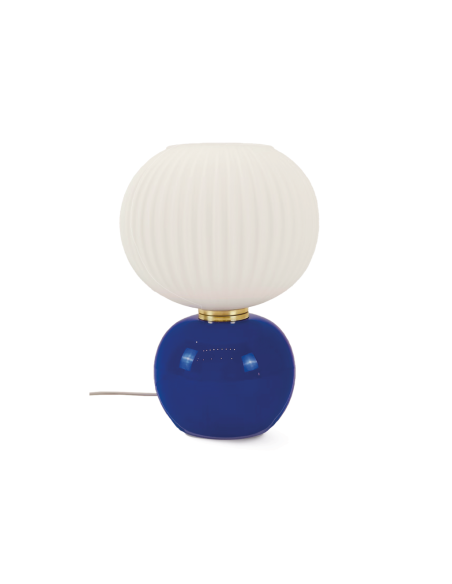 Lampe Adonis pm bleu D20 H28cm opjet Lampe Adonis pm bleu D20 H28cm opjet