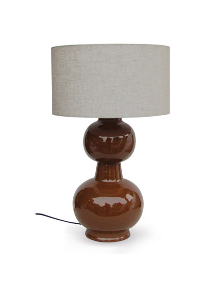 Lampe Laki marron H65cm opjet