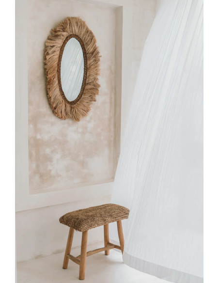 Le banc en raphia - NaturelBazar Bizar