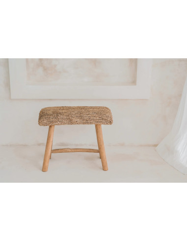 Le banc en raphia - NaturelBazar Bizar
