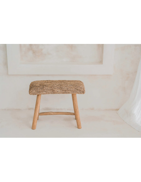 Le banc en raphia - NaturelBazar Bizar