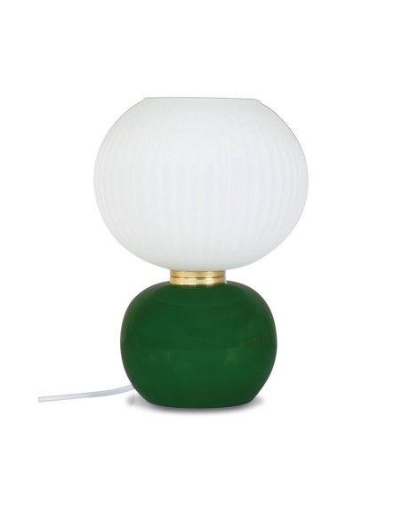 Lampe Adonis gm vert D25 H35cm opjet