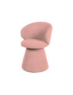 Chaise Sergio pivotante rose opjet