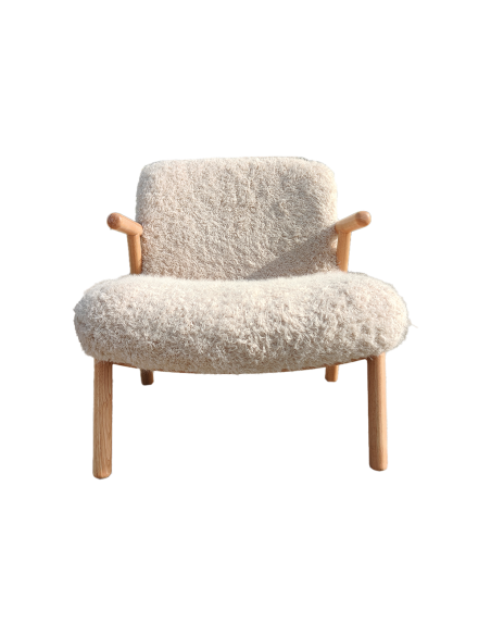 Fauteuil Denis beige opjet