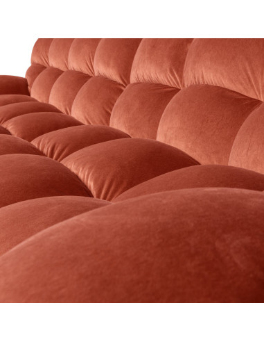 Canapé Allure 3 places velours fard à blushWOOOD by De Eekhoorn