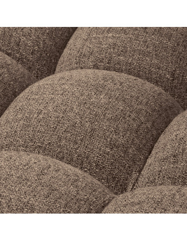 Canapé Allure 3 places tissé mélange brun foncéWOOOD by De Eekhoorn