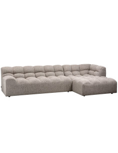 Canapé chaise longue droite Allure tissé mélange clayWOOOD by De Eekhoorn 2