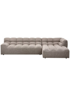 Canapé chaise longue droite Allure tissé mélange clayWOOOD by De Eekhoorn