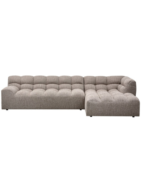 Canapé chaise longue droite Allure tissé mélange clayWOOOD by De Eekhoorn