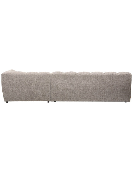 Canapé chaise longue droite Allure tissé mélange clayWOOOD by De Eekhoorn
