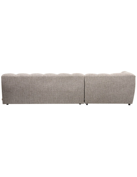 Canapé chaise longue gauche Allure tissé mélange clayWOOOD by De Eekhoorn