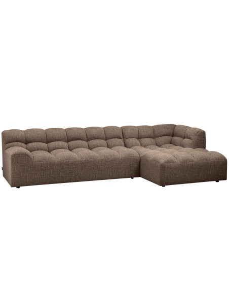 Canapé chaise longue droite Allure tissé mélange brun foncéWOOOD by De Eekhoorn Canapé chaise longue droite Allure tissé mélange brun foncéWOOOD by De Eekhoorn