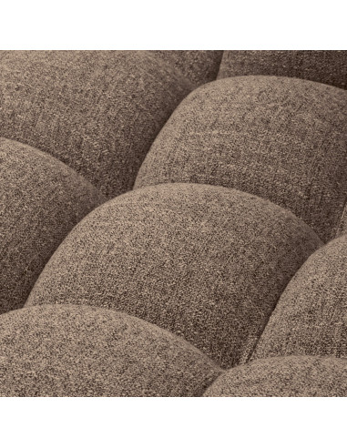 Canapé chaise longue gauche Allure tissé mélange brun foncéWOOOD by De Eekhoorn