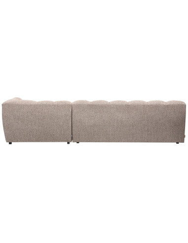 Canapé chaise longue droite Allure tissé mélange brunWOOOD by De Eekhoorn